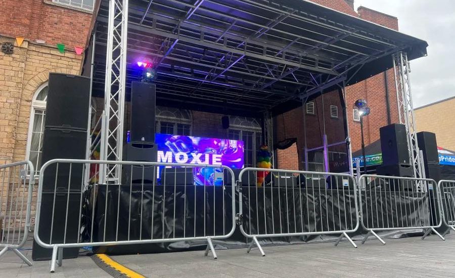 package trailer stage hire